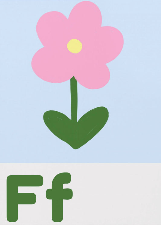 Floral Alphabet | Canvas