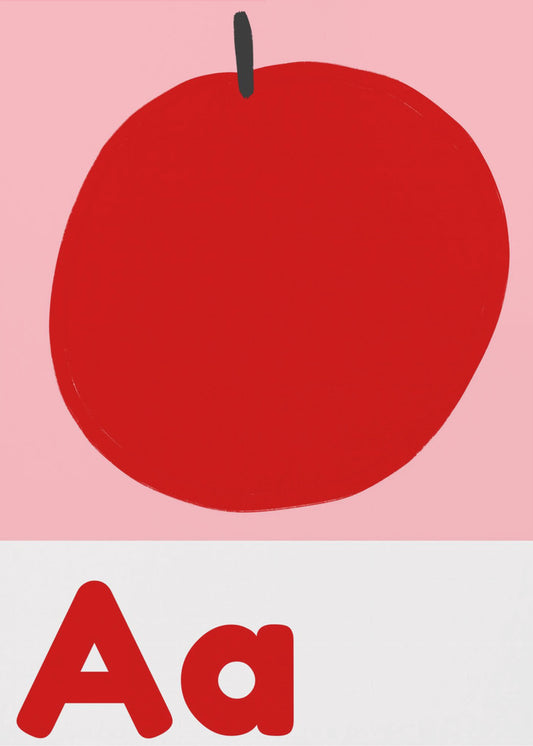 Red Apple Alphabet | Poster