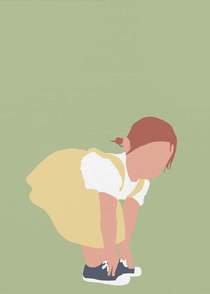 Lilou - Redhead Girl Silhouette | Poster