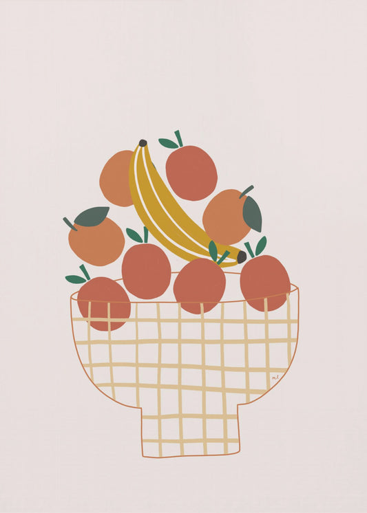 Colorful Fruit Bowl | Poster