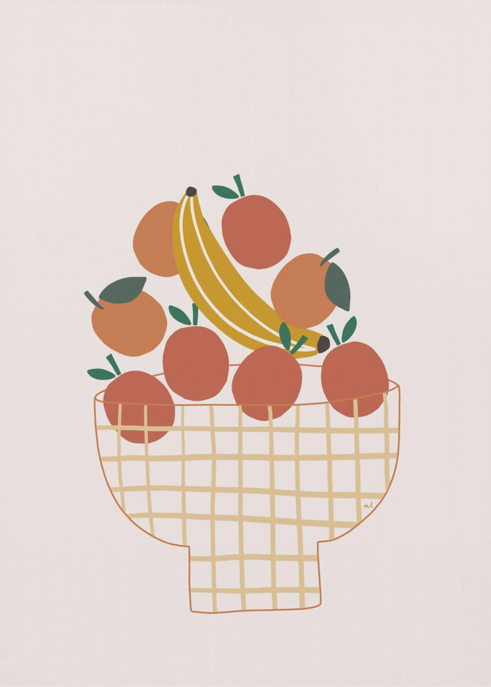 Colorful Fruit Bowl | Canvas