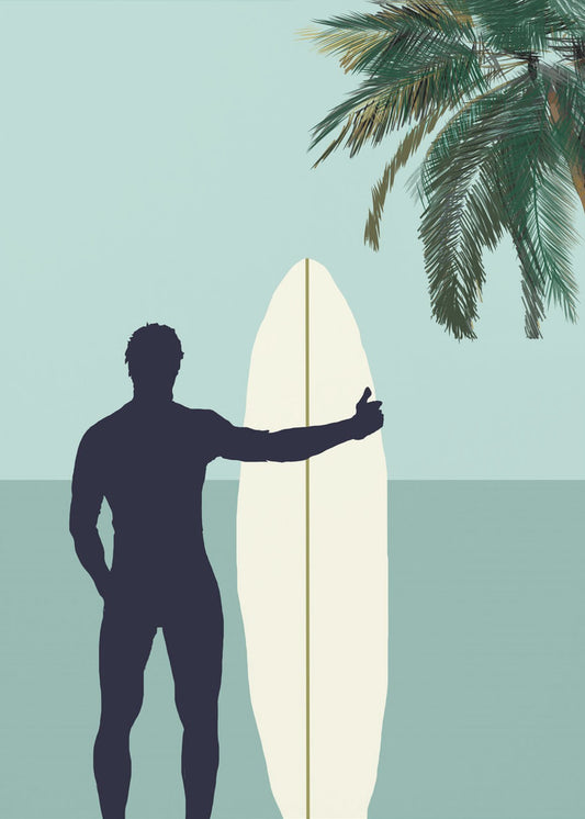 Surf Blue 1 | Poster
