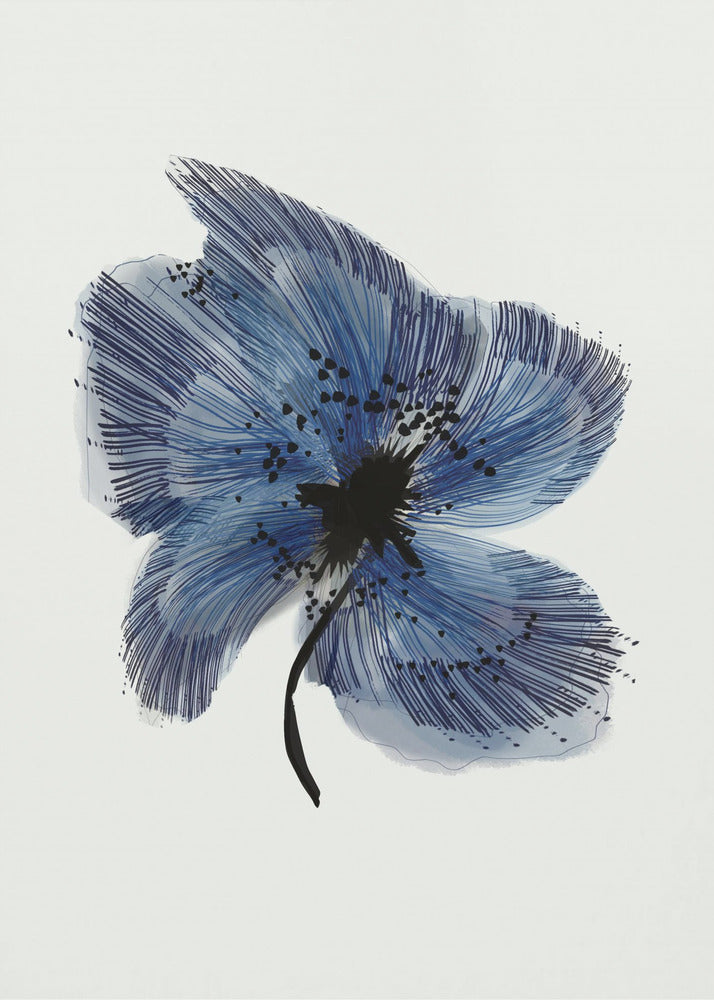 Blue Flower 3 | Canvas