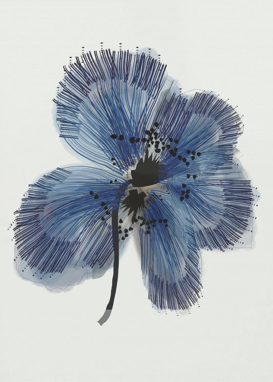Blue Flower 1 | Poster