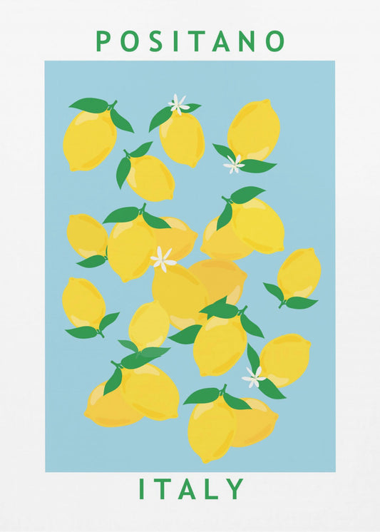 Lemons Flower Market | Poster