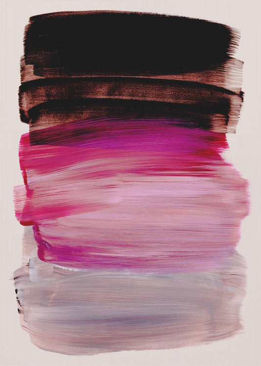 Abstract Brush Strokes 184 | Poster
