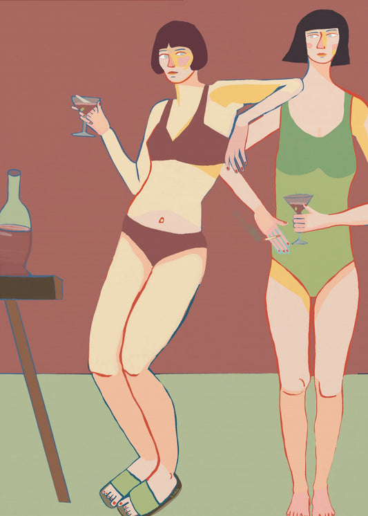 Loungin’ Ladies | Canvas