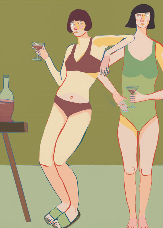 Loungin’ Ladies | Canvas