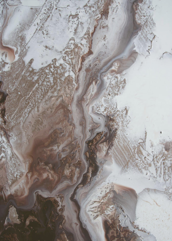 Timeless Art -Earthly Currents 2 - earth marble | Canvas