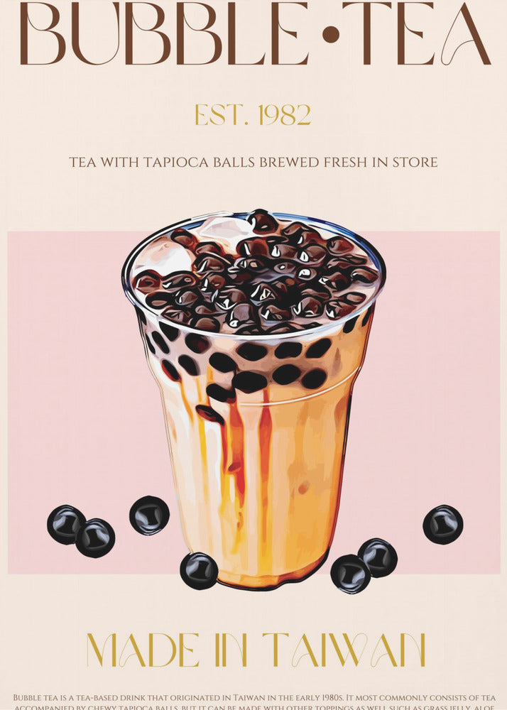 Taiwanese Bubble Tea | Canvas