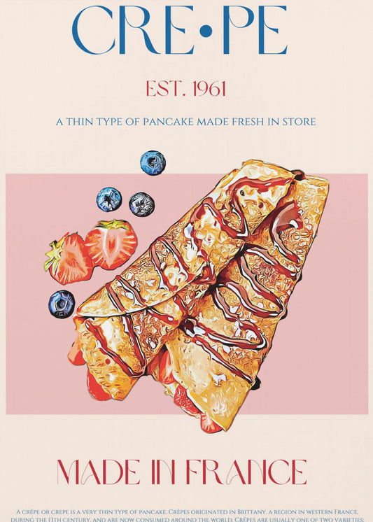 French Crepe Delight | Poster