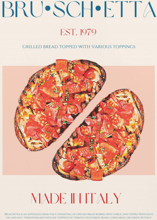 Flavorful Bruschetta | Poster