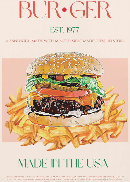 Classic American Bite | Canvas