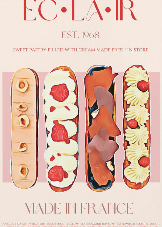 French Pastry Delight | Poster