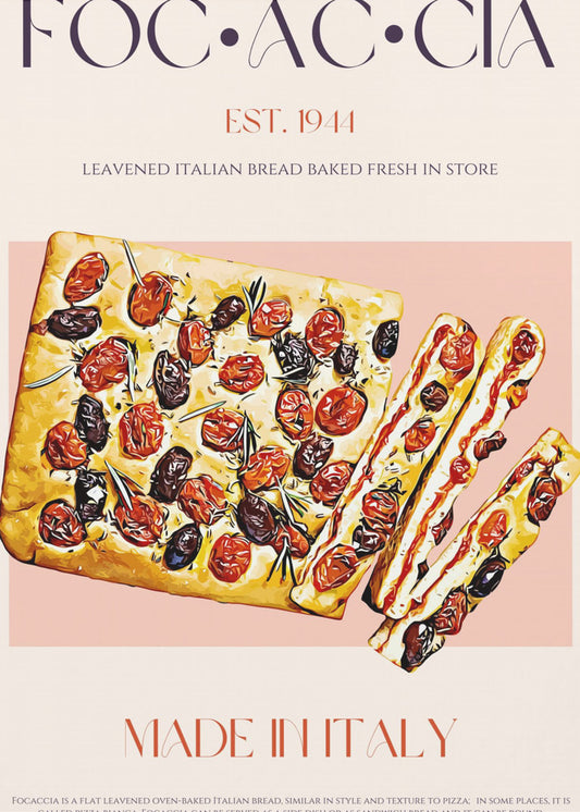 Italian Bread with Tomatoes and Olives | Canvas