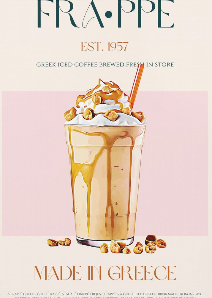 Greek Frappe Delight | Poster