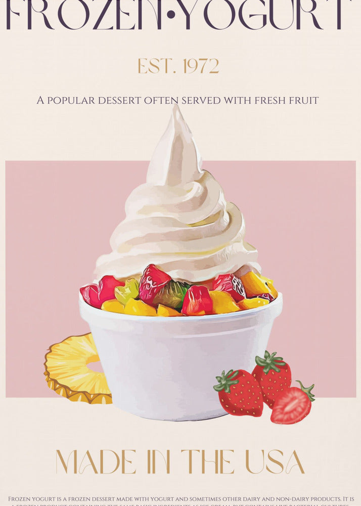 Swirl of Frozen Yogurt | Poster