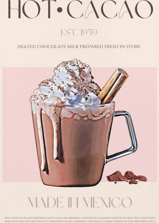 A Mug of Creamy Hot Cacao | Poster