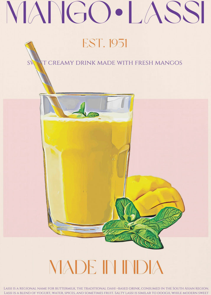 Mango Lassi Delight | Canvas