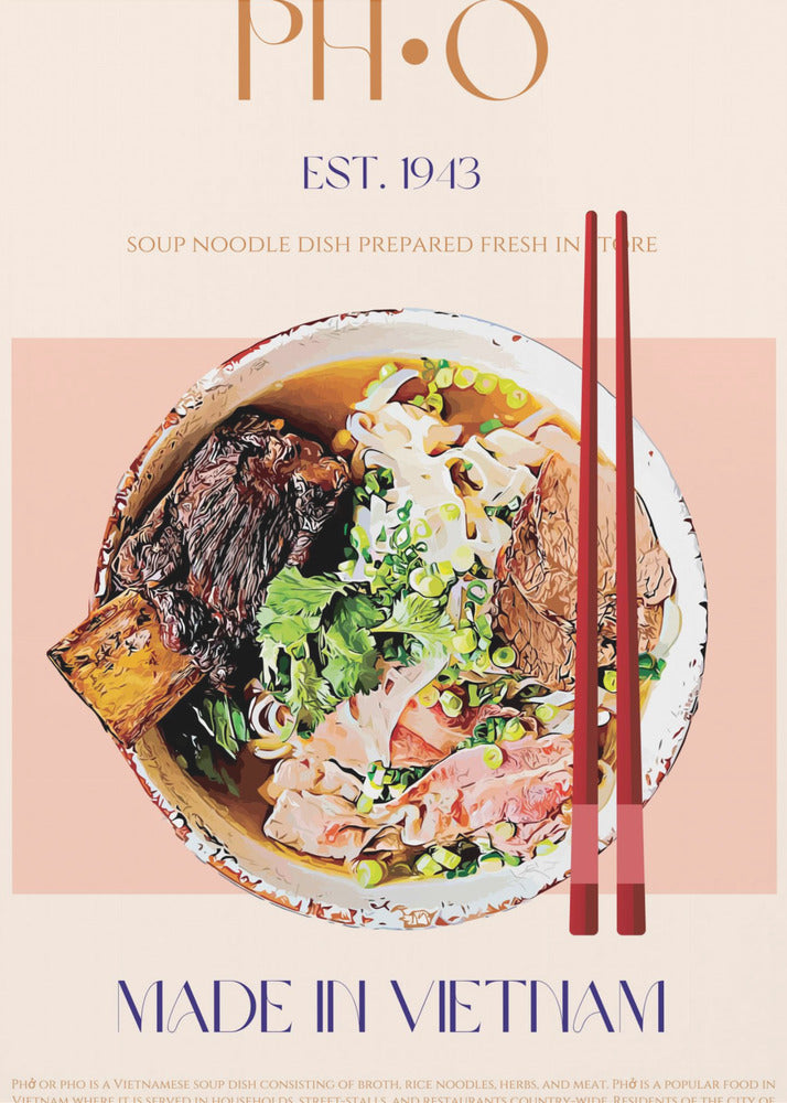 Vietnamese Noodle Delight | Canvas