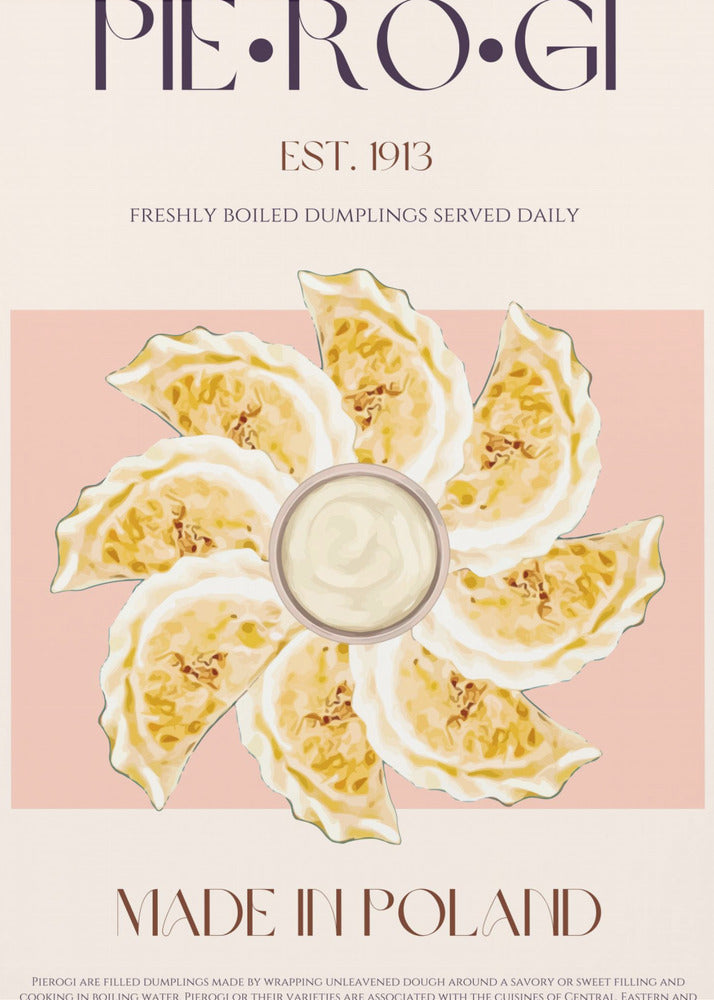 Polish Dumpling Delight | Canvas