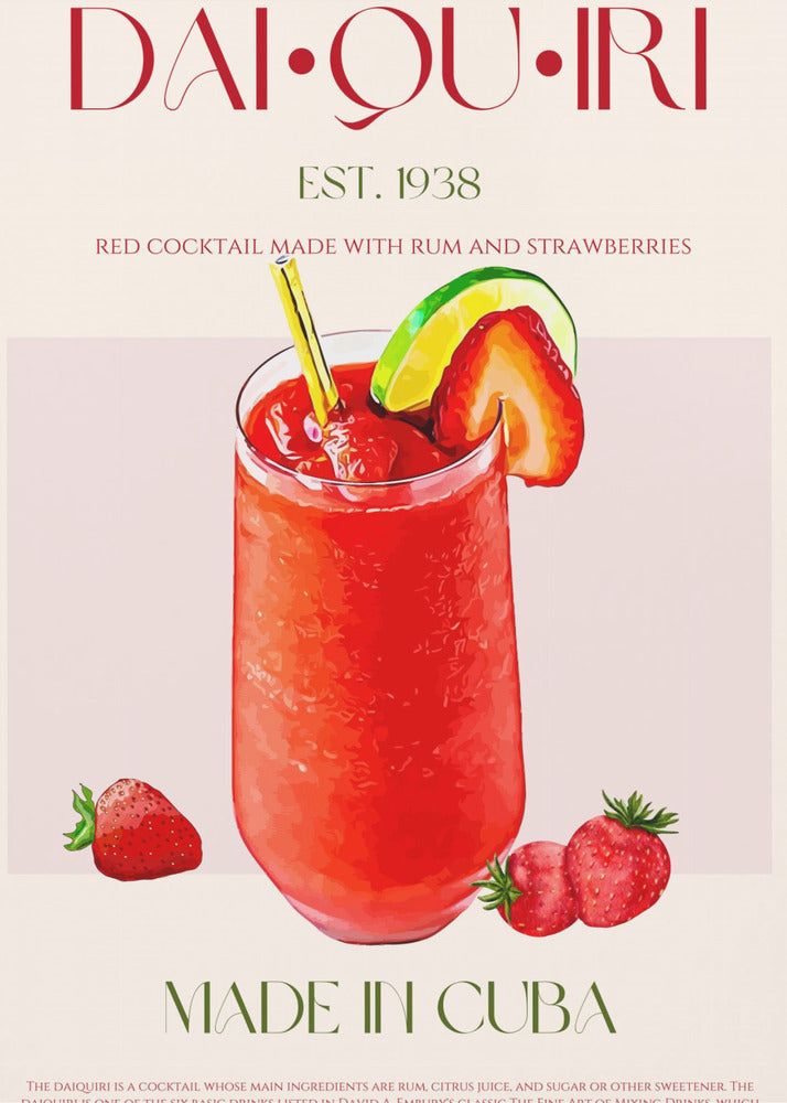 Cuban Daiquiri Delight | Poster