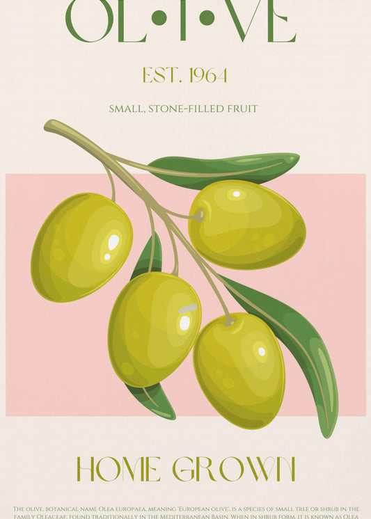 Golden Olives Essence | Canvas