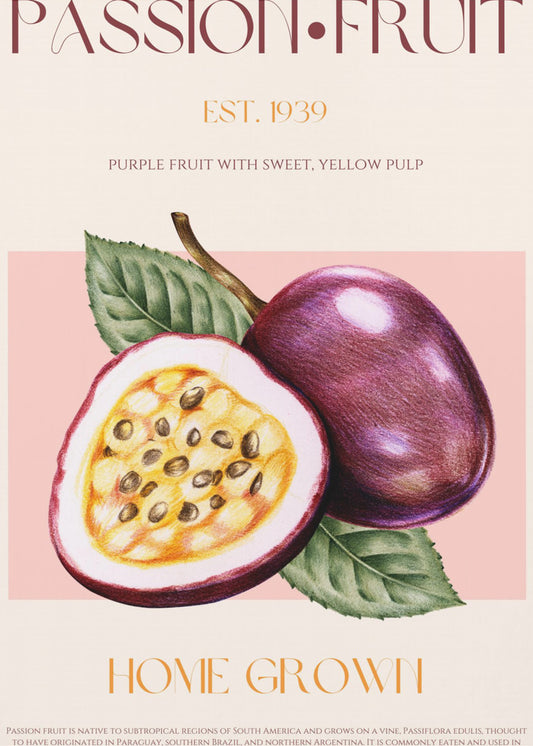 Vibrant Passionfruit | Poster