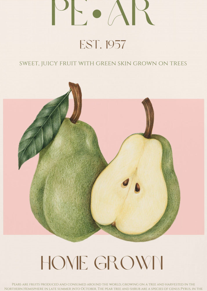 Juicy Pear Delight | Poster