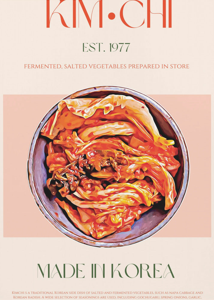 Korean Kimchi Delight | Poster