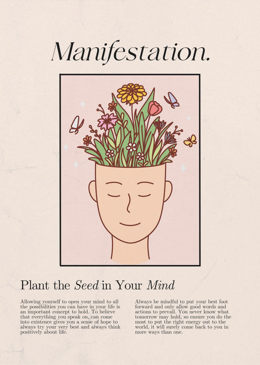 Manifestation with a serene figure | Poster