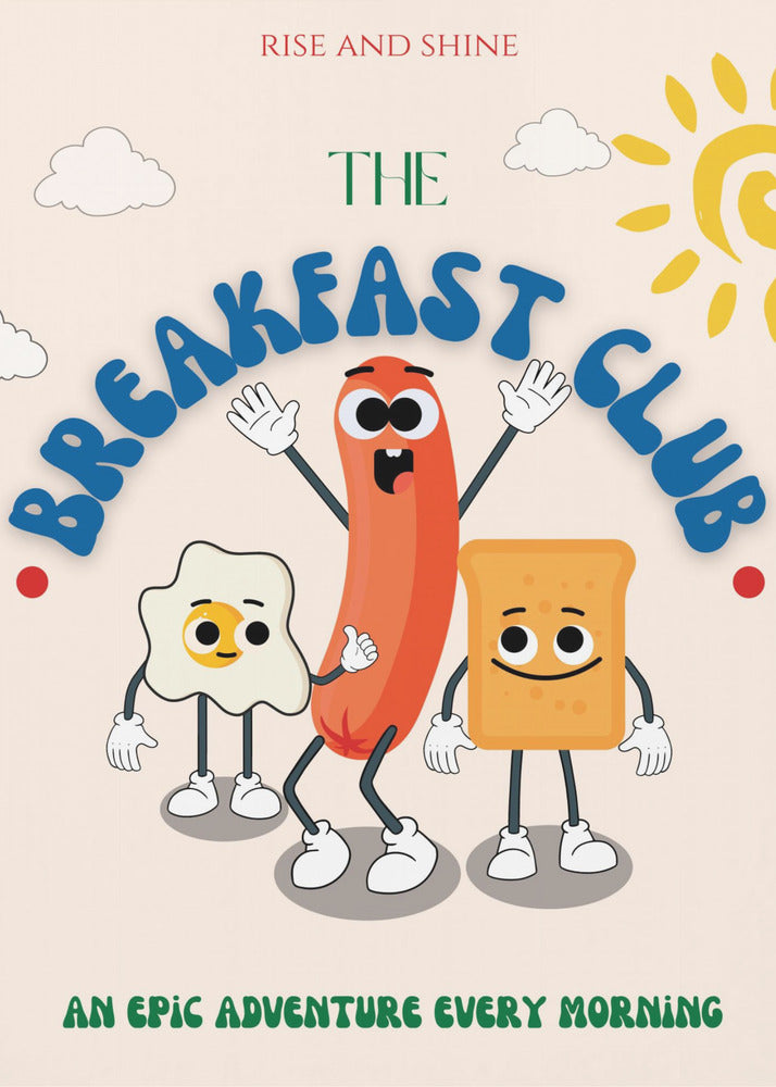 Breakfast-themed Cartoon | Poster