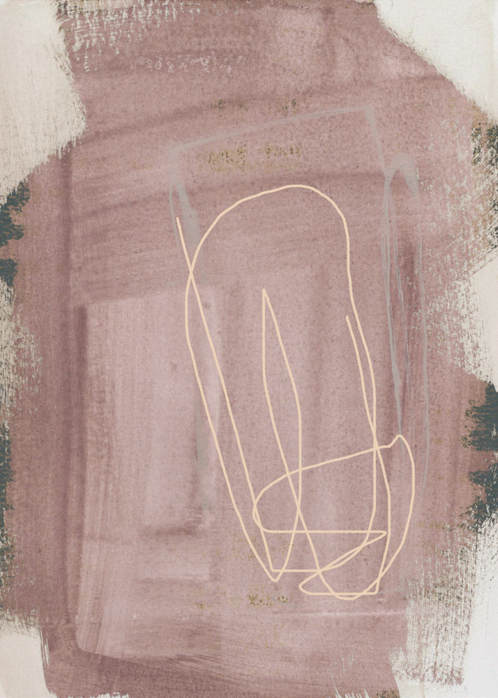 Abstract Brush Strokes 183 Kopie | Poster