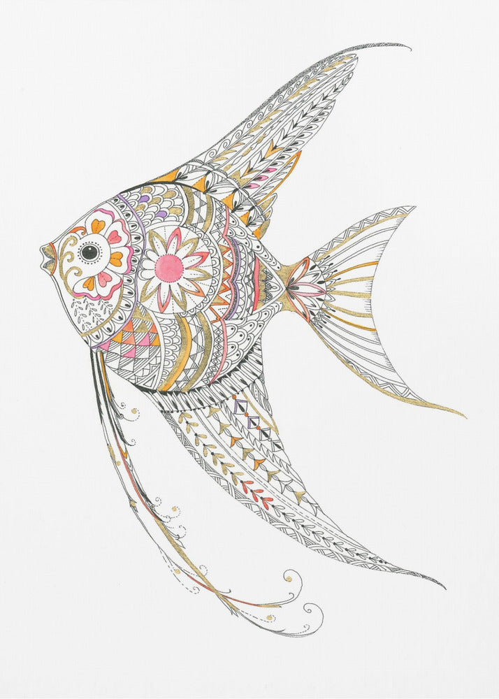 Angel Fish Delicate Tints | Canvas