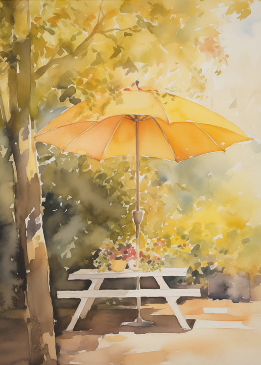 Summer In the Back Garden | Canvas