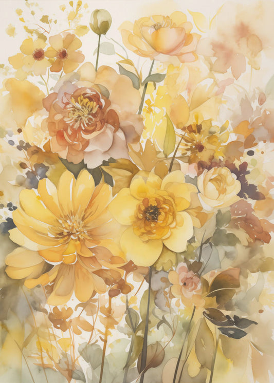 Summer Flowers No 1 | Poster