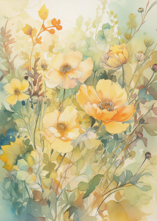 Summer Flowers No 2 | Poster