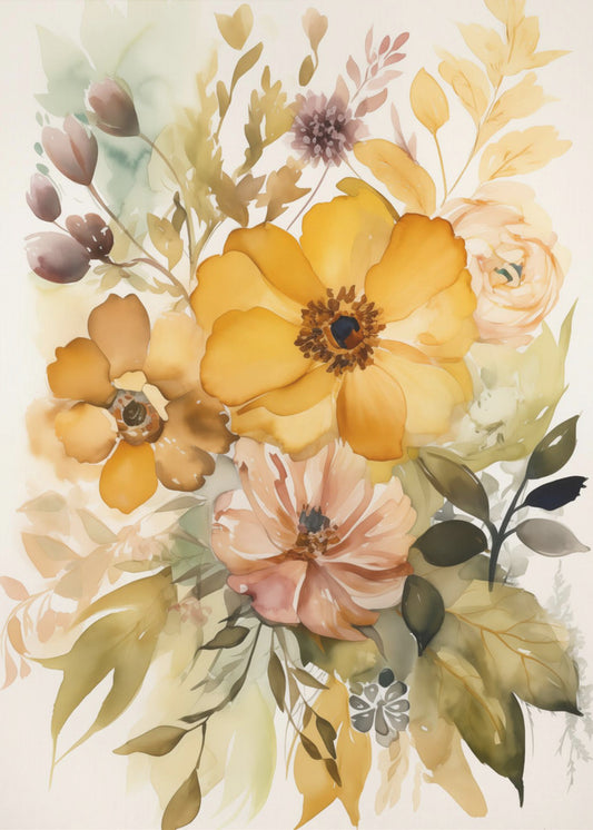 Summer Flowers No 5 | Poster