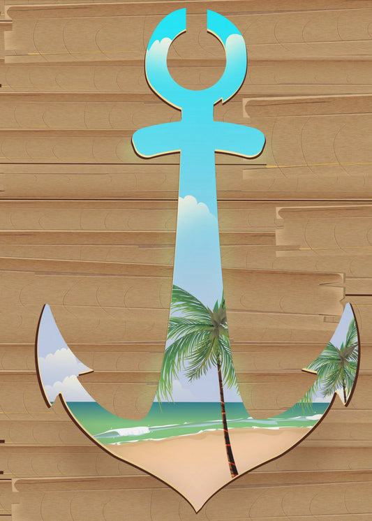 Anchor On The Beach | Poster