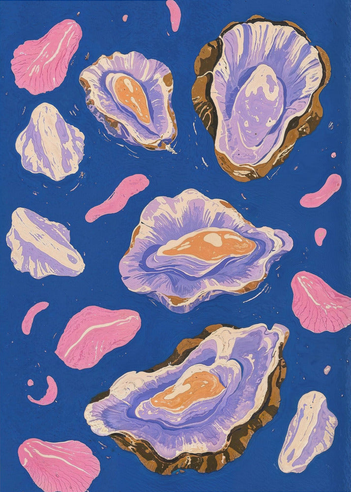 Oysters in Orbit | Canvas