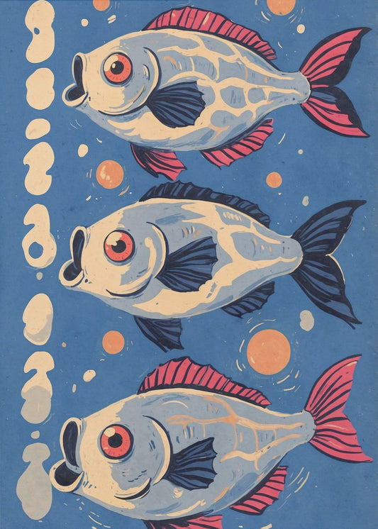 Cosmic Koi Dance | Poster