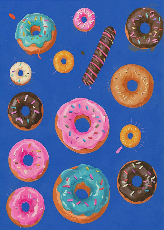 Donut Delight Canvas | Poster