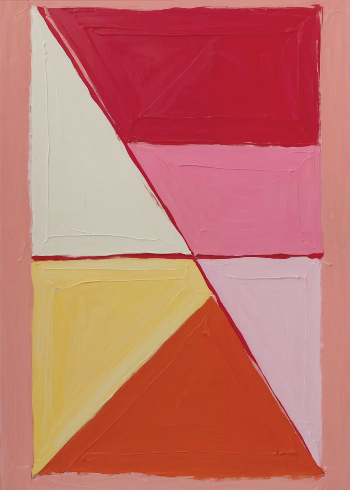 Geometric Warmth | Canvas