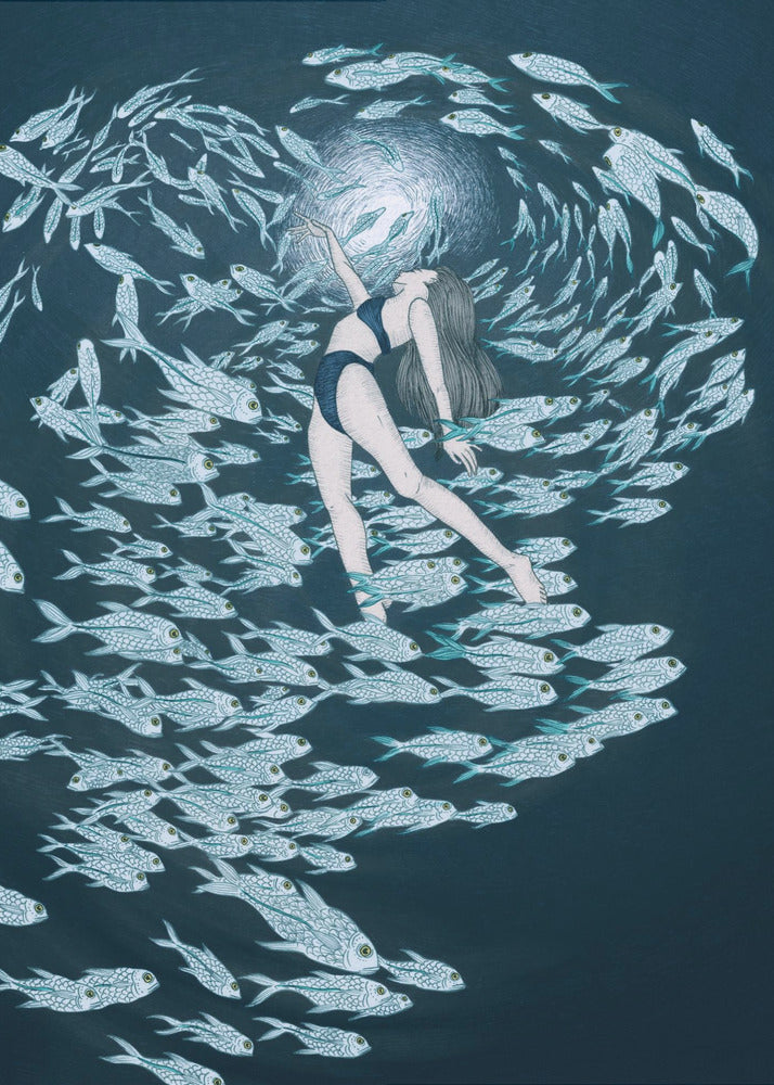 Even Fish Love the Sea Colour | Poster