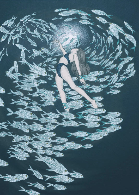 Even Fish Love the Sea Colour | Poster