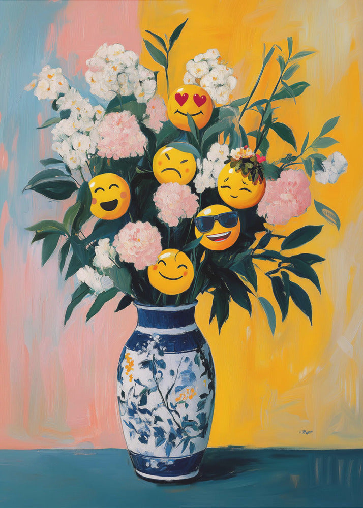 Floral Emojis | Poster