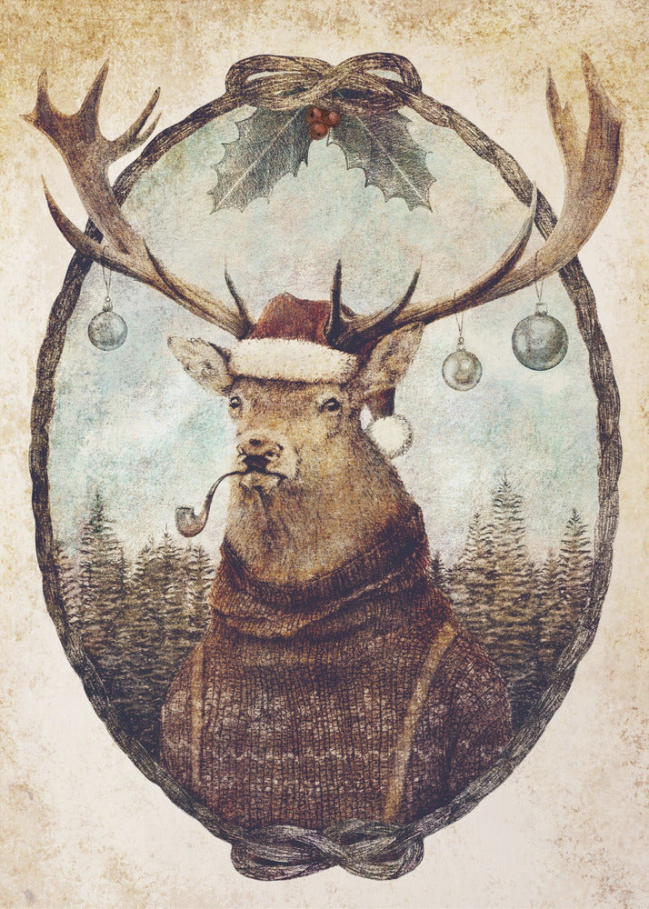 Thinking Wild Christmas | Canvas
