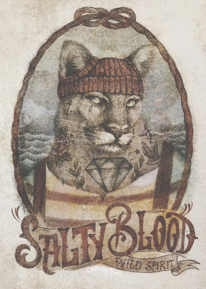 Oceanic Feline | Poster