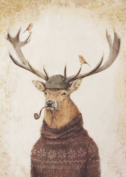 Winter Stag | Poster