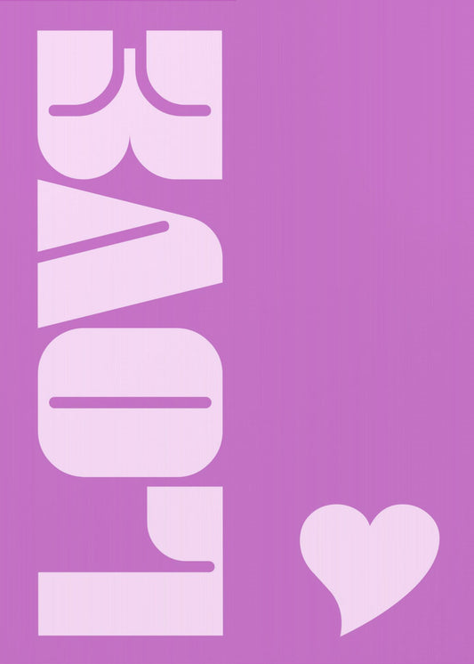 Purple Love Vibe | Poster